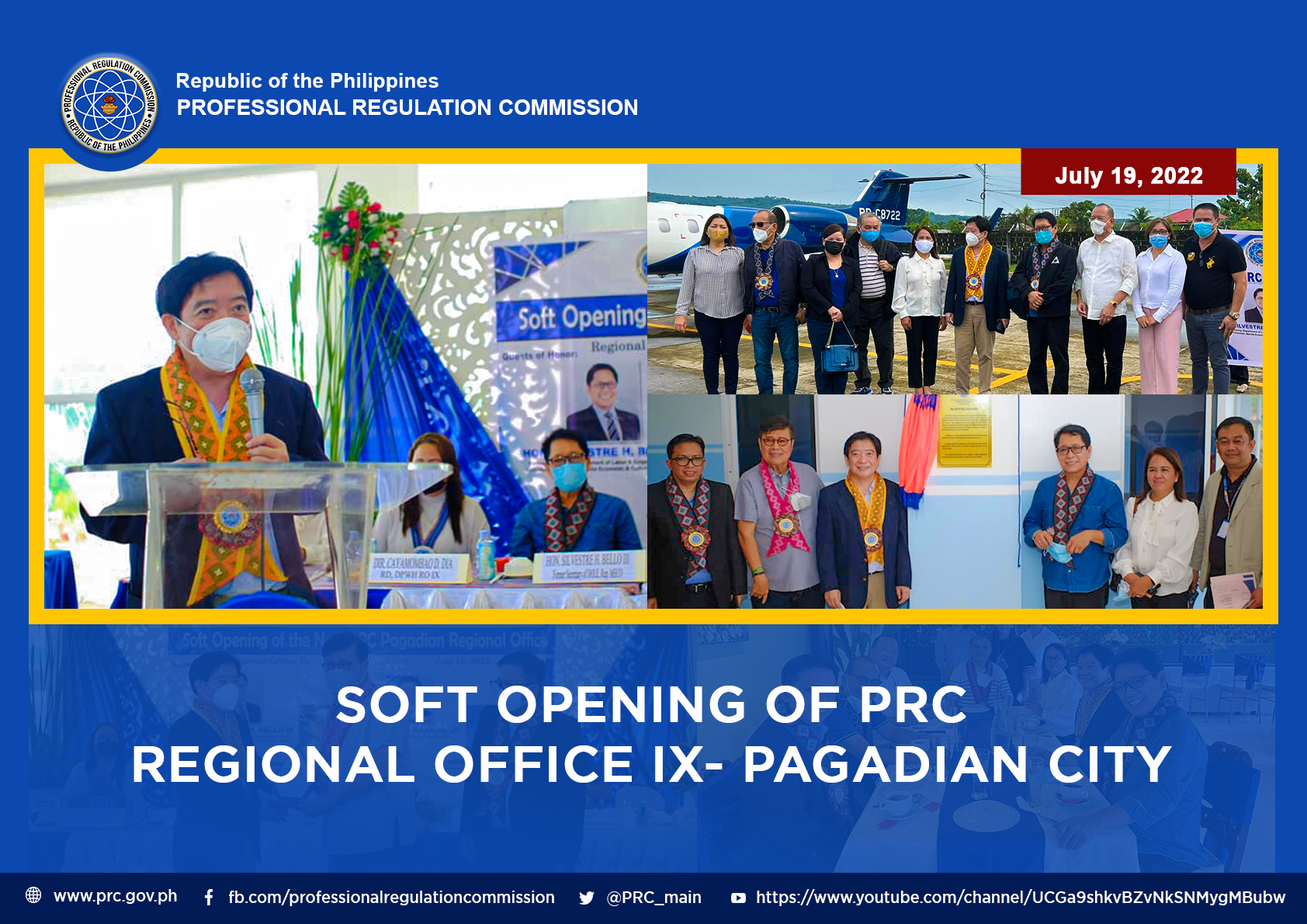 Soft opening of regional office building of the prc regional office ix professional regulation 